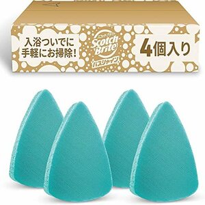 スコッチブライト お風呂掃除 スポンジ SWIFT SCRUB バス用パワフルパッド 4個 バスシャイン