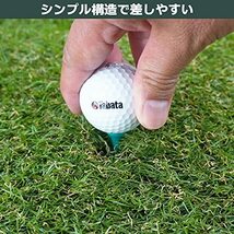 Tabata(タバタ) ティー プラスリムティー ゴルフ ティー ショート プラスチックティー プラスリム ショートティー 40mm 60本入_画像5