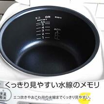 タイガー魔法瓶(TIGER) 炊飯器 マイコン式 調理メニュー付き 炊きたて 1升 JBH-G181-W_画像5