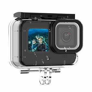 AuyKoo Gopro Hero 11/Hero 10/Hero 9 防水ケース 防水ハウジング 保護ケース 透明 防塵 保護 軽量 Gopr