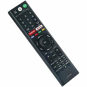 AULCMEET ソニー ブラビア用 代用テレビリモコン RMF-TX300J