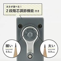 カール事務器 手動鉛筆削器 カラリス グレー CP-100A-D_画像4