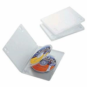  Elecom tall case DVD BD correspondence standard size 3 pcs storage 3 piece set clear CCD-DVD07CR