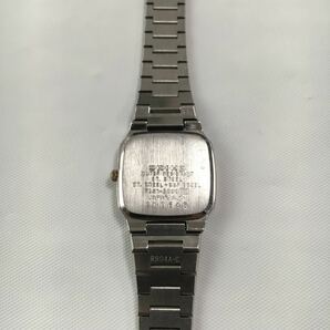 電池交換済 手入れ済み 希少 レア SEIKO レディース 腕時計 クォーツ 3針 7321-5020 スクエア型 ヴィンテージ セイコーの画像6