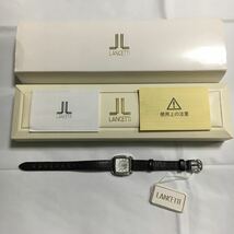 新品未使用 電池交換済 希少 レア LANCETTI ラインストーン レディース 腕時計 クォーツ 3針 LT-6801 タグ付き 説明書 ケース付き_画像1