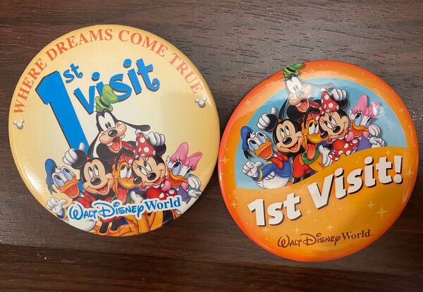 Disney World 非売品 缶バッジ