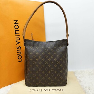 正規品 美品 LOUISVUITTON ルイヴィトン ヴィトン ショルダーバッグ ハンドバッグ トートバッグ ルーピング GM モノグラム M51145