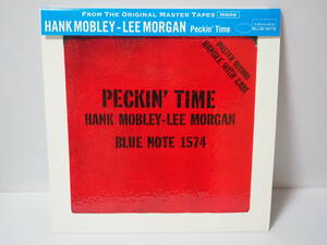 【プレミアム復刻シリーズLP】HANK MOBLEY-LEE MORGAN / Peckin’ Time / 200g重量盤 Blue Note BLP1574　 （ディスクユニオン製）