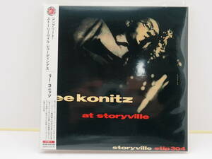 【紙ジャケット2CD】LEE KONITZ リー・コニッツ / at storyville （MUZAK製 　型番：MZCB-1412/3）