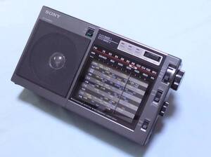 SONY ICF-EX5MK2 FM/ radio NIKKEI/AM portable radio beautiful goods length period unused 