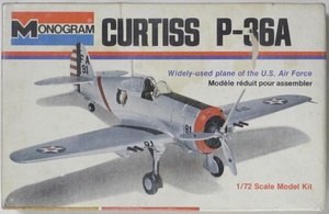 ジャンク ★ MONOGRAM / モノグラム　1/72　CURTISS P-36A ★ カーチス P-36A　No.6790