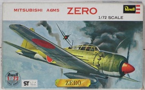 ジャンク ★ Revell / レベル　1/72　三菱 A6M5 零戦（ 中袋未開封 ）★ ファイターシリーズ　H-617