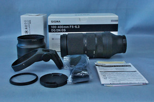 シグマ100-400mmF5-6.3DG DN　純正三脚座セット ソニーEマウント用　美品　オマケあり