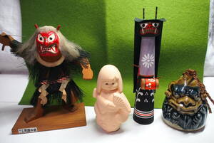 ☆昭和レトロ！日本の民芸色溢れる人形と焼き物（1980年代の中古品）