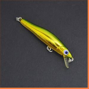 メガバス グレートハンティング ミノー 50 (S) 旧 Mグリーンゴールド ■C115 Great Hunting Minnow (Old type) Megabass