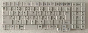  keyboard Japanese white NEC LL550W LL750/B LL750/AS VK25