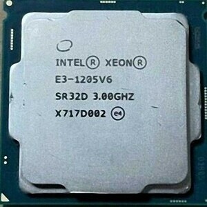 Intel Xeon E3-1205 v6 SR32D 4C 3GHz 8MB 65W LGA1151