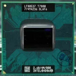 Intel Core 2 Duo T7800 SLAF6 2C 2.6GHz 4MB 35W Socket P LF80537GG0644ML