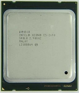 2個セット Intel Xeon E5-2690 SR0L0 8C 2.9GHz 20MB 135W LGA2011 DDR3-1600