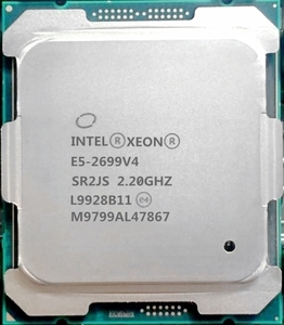 2 шт. комплект Intel Xeon E5-2699 v4 SR2JS 22C 2.2GHz 55MB 145W LGA2011-3 DDR4-2400