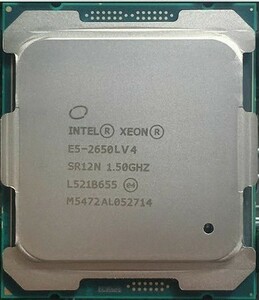 2個セット Intel Xeon E5-2650L v4 SR2N8 14C 1.7GHz 35MB 65W LGA2011-3 DDR4-2400