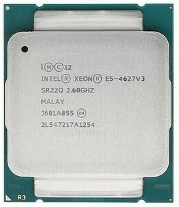 2個セット Intel Xeon E5-4627 v3 SR22Q 10C 2.6GHz 25MB 135W LGA2011-3 DDR4-2133