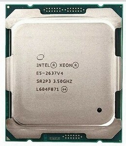 2個セット Intel Xeon E5-2637 v4 SR2P3 4C 3.5GHz 15MB 135W LGA2011-3 DDR4-2400