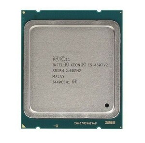 2個セット Intel Xeon E5-4607 v2 SR1B4 6C 2.6GHz 15MB 95W LGA2011 DDR3-1333