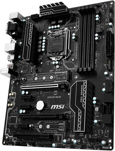 MSI Z270 PC MATE LGA 1151 Intel Z270 HDMI SATA 6Gb/s USB 3.1 ATX Intel Motherboard