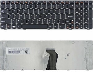 キーボード 英語 グレー Lenovo IdeaPad Z560 G570 G575 Z565 Z560A G570A G560 G565