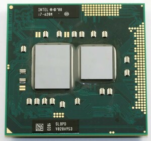 Intel Core i7-620M SLBPD 2C 2.67GHz 4 MB 35W Socket G1CP80617003981AH 国内発