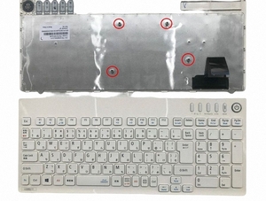 キーボード 日本語 白 NEC LS150/N LS150/R LS150/M LS350/R LS550