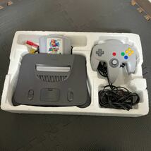 任天堂 Nintendo 64 ニンテンドー ロクヨン 本体 コントローラー その他付属品 スーパーマリオ64 カセット付 動作確認OK ゲーム機 II10196h_画像9