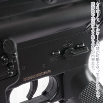 DOUBLE EAGLE コルトM4A1 M16 予備マガジン付き高性能アサルトライフル 電動ガン ドットサイト搭載モデル 18歳以上フルセットエアガン_画像6