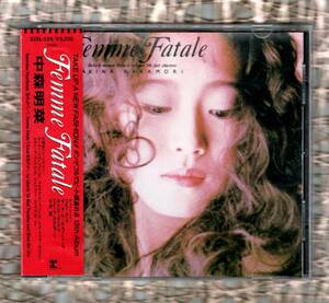 Ω 帯付 中森明菜 1988年 税表記無 CD/ファムファタル Femme Fatale/ピーターフランプトン ジョンリンド マークゴールデンバーグ 他参加