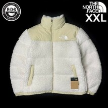 1円～!売切!【正規新品】THE NORTH FACE SHERPA NUPTSE JACKET ダウンジャケット ヌプシ モコモコ シェルパフリース(XXL)白 190122-175-C_画像1