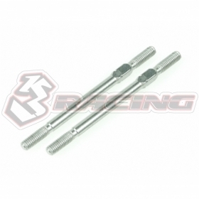 ▲1/10 RC用チタン製M3x48mmターンバックル,3レーシング3RAC-TR348（ゆうパケット）