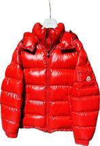 値下げ 美品 モンクレール MONCLER 正規品 マヤ Maya ダウン ジャケット 赤 レッド サイズ 5_画像1