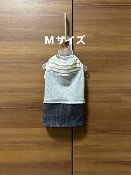 犬服 ワンピース M ハンドメイド