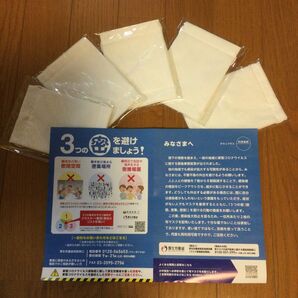 マスク 布マスク 厚生労働省配布 個装 未使用未開封 × 5枚セット
