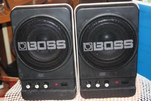 BOSS MA-12 AV パワードスピーカー２台セットの出品です。