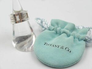 16653d TIFFANY＆Co. ティファニー 1837 エレメント リング 指輪 SV925 11号 幅9.3mm