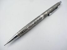 16727f SAILOR セーラー シャーペン シルバー SILVER 0.5mm エジプト ヒエログリフ柄 ノック式_画像1