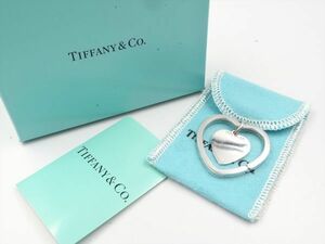 15610e TIFFANY＆Co. ティファニー ミッドスプリットハート キーリング SV925