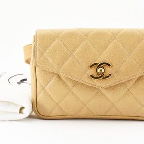 CHANEL 正規品 ウエストポーチ ベージュカラー ヴィンテージ