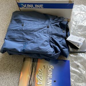 新品SUNLINE(サンライン)　S-DRY(R)ウォームスーツ(上下セット）サイズLL定価35500円＋サンライン、がまかつカタログ