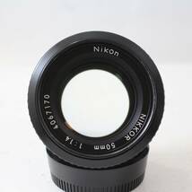 【現状品】ニコン Nikon Ai NIKKOR 50mm F1.4 レンズ ジャンク扱い 同梱不可 (378)_画像3