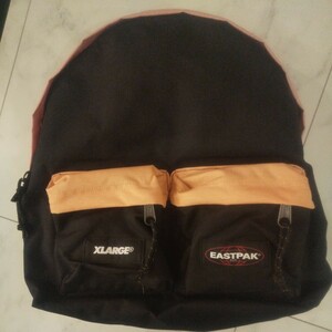 XLARGE XLARGE×EASTPAK エクストララージ　コラボ　バックパック　X-LARGE EASTPAK ブラック　美品　定価税込み13200円 リュックサック