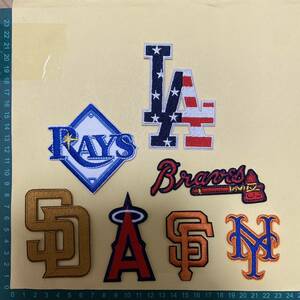 刺繍アイロンワッペン　野球　メジャーリーグ　MLB