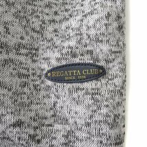 新品 レガッタクラブ 裏起毛 ニット フリース パンツ L 灰 【3WRC-P252_GA】 REGATTA CLUB 秋冬 メンズ イージーパンツ スウェット_画像6